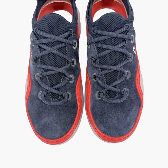 Christian Louboutin Arpoador Navy Blue Suede Sock Sneakers Size 37 US 7 Women's - Picture 4 of 16